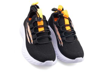 Waves 145 Patik Triko - Siyah/Oranj - Waves 