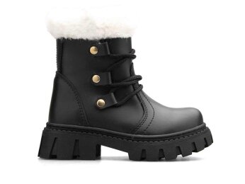 Waves 200 Patik Bot - Siyah/Cilt/Beyaz/Kürklü - 5