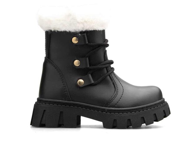 Waves 200 Patik Bot - Siyah/Cilt/Beyaz/Kürklü - 5