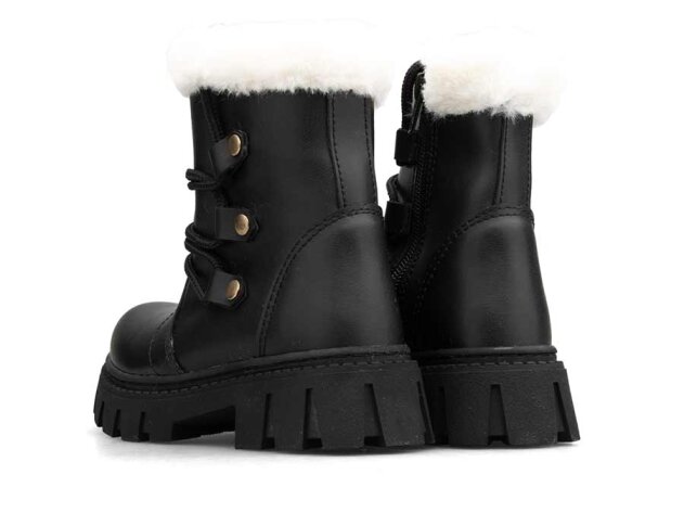 Waves 200 Patik Bot - Siyah/Cilt/Beyaz/Kürklü - 7