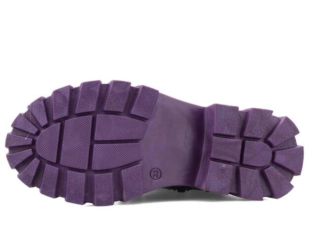 Waves 200 Patik Bot - Siyah/Cilt/Mor/Siyah/Kürklü - 8
