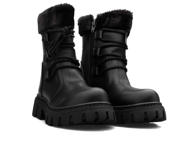 Waves 200 Patik Bot - Siyah/Cilt/Siyah Kürklü - 6