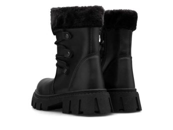 Waves 200 Patik Bot - Siyah/Cilt/Siyah Kürklü - 7