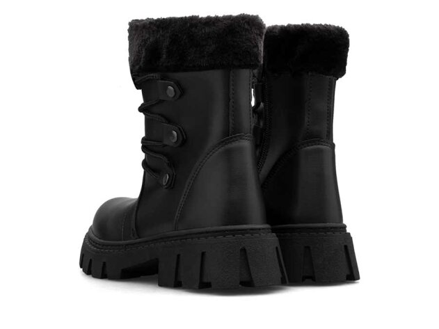 Waves 200 Patik Bot - Siyah/Cilt/Siyah Kürklü - 7