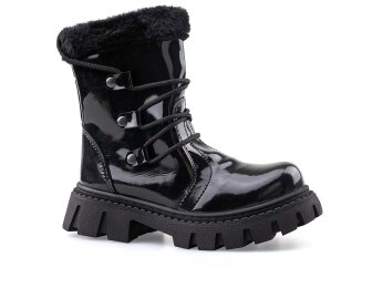 Waves 200 Patik Bot - Siyah/Rugan/Siyah/Kürklü - 1