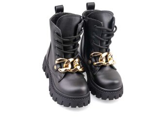 Waves 210 Filet Bot - Siyah/Cilt/Altın/Zincirli - Waves 