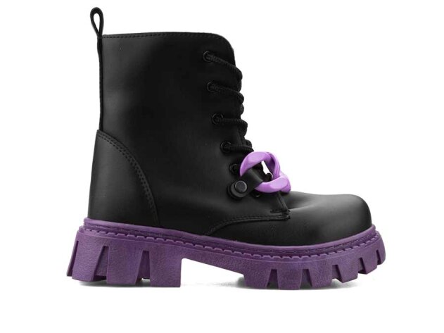 Waves 210 Filet Bot - Siyah/Cilt/Lila/Zincirli - 5