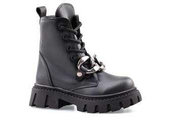 Waves 210 Patik Bot - Siyah/Cilt/Gümüş/Zincirli - waves