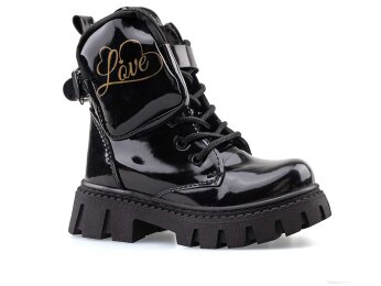 Waves 220 Patik Bot Çantalı - Siyah/Rugan/Çantalı - Waves 