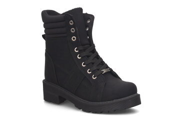 Wickers 2157 Zenne Bot Fermuarlı - Siyah/Nubuk - Wickers