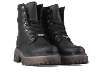 Wickers 2615 Zenne Bot Fermuarlı - SİYAH/CİLT - Wickers