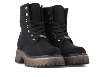 Wickers 2615 Zenne Bot Fermuarlı - Siyah/Nubuk - Wickers