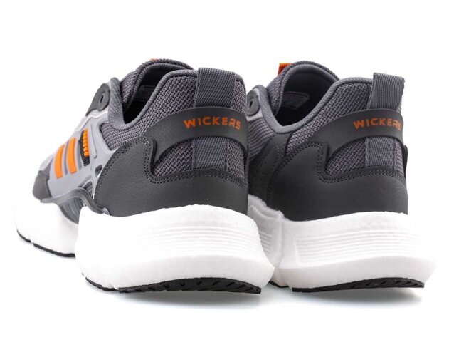 Wickers 2757 Merdane Triko - Füme/Buz/Turuncu - 3