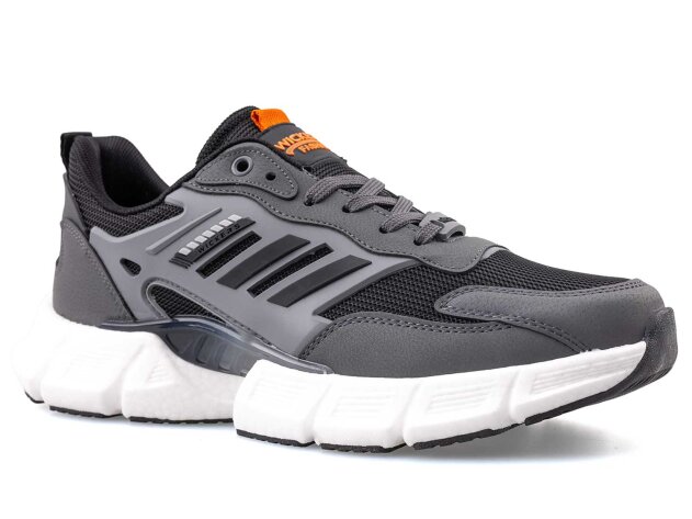 Wickers 2757 Merdane Triko - Füme/Siyah/Turuncu - 1