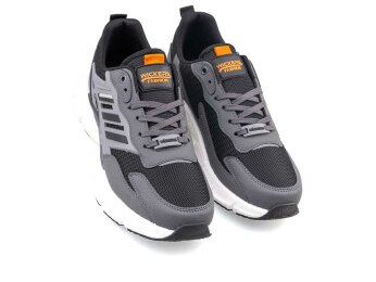 Wickers 2757 Merdane Triko - Füme/Siyah/Turuncu - Wickers