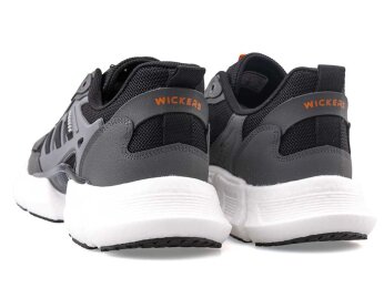 Wickers 2757 Merdane Triko - Füme/Siyah/Turuncu - 3