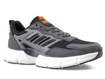 Wickers 2757 Merdane Triko - Füme/Siyah/Turuncu - Wickers