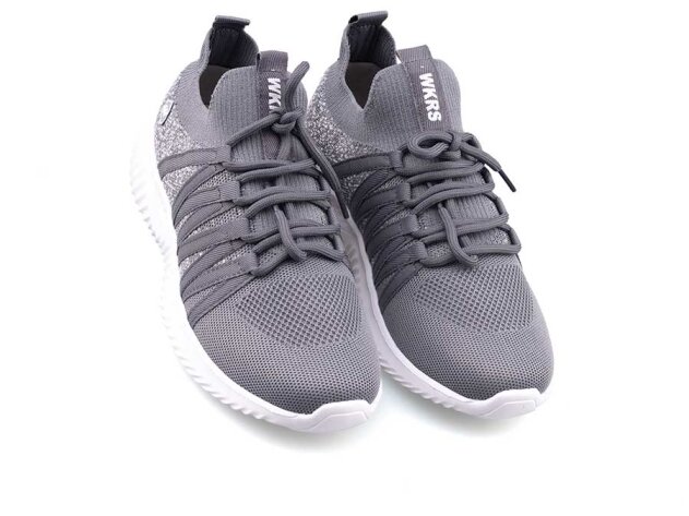 Wickers 2839 Merdane Triko - Füme/Beyaz - 2