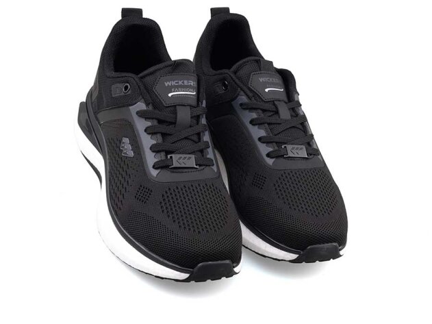 Wickers 2865 Merdane Triko - Siyah/Füme - 2