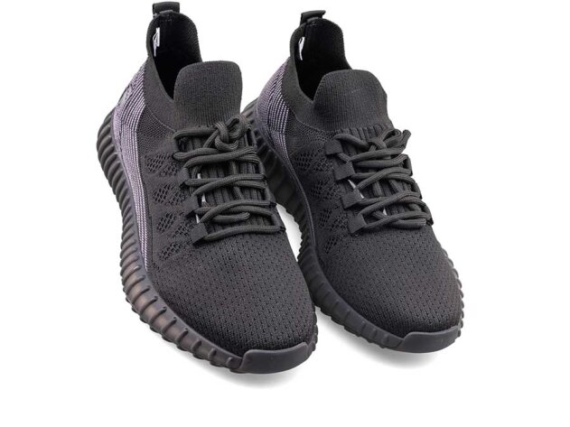 Wickers 2873 Merdane Triko - Siyah/Füme - 2