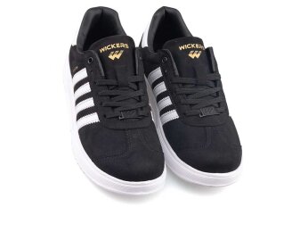 Wickers 2883 Zenne Cilt - Siyah/Beyaz/Süet - Wickers