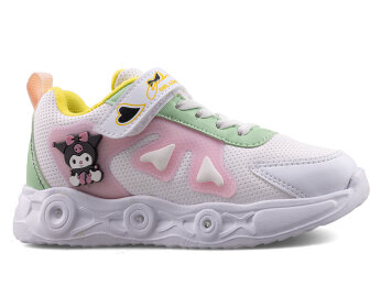 Willas 0025 Patik Cilt Işıklı - Beyaz/Pembe - Willas