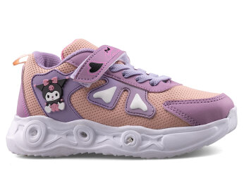 Willas 0025 Patik Cilt Işıklı - Lila/Pudra - 1