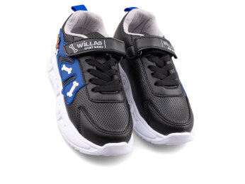 Willas 0025 Patik Cilt Işıklı - Siyah/Oranj - 2