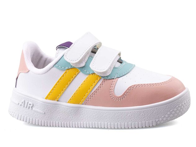 Zerdalife A B Patik Cilt - Beyaz/Pudra/Sarı - 1